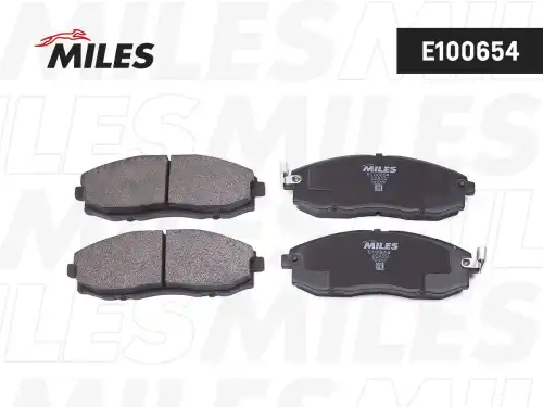 Тормозные колодки дисковые передняя ось MILES E100654