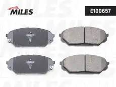 Тормозные колодки дисковые передняя ось MILES E100657