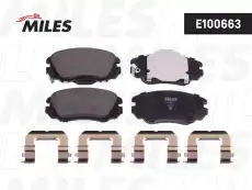 Тормозные колодки дисковые передняя ось MILES E100663