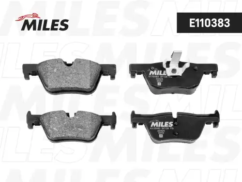 Тормозные колодки дисковые задняя ось MILES E110383