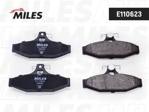 Тормозные колодки дисковые задняя ось MILES E110623