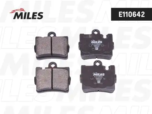 Тормозные колодки дисковые задняя ось MILES E110642