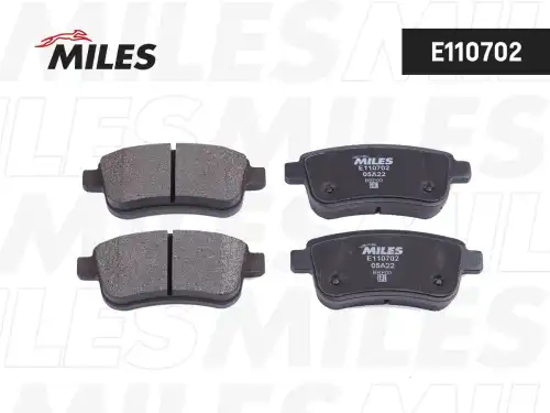Тормозные колодки дисковые MILES E110702