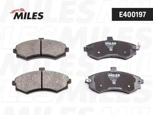 Тормозные колодки дисковые передняя ось MILES E400197