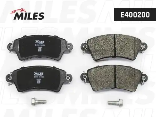 Тормозные колодки дисковые передняя ось MILES E400200