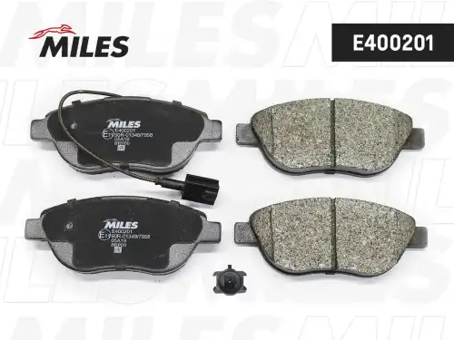 Тормозные колодки дисковые передняя ось MILES E400201