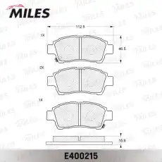 Тормозные колодки дисковые MILES E400215