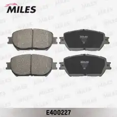 Тормозные колодки дисковые передняя ось MILES E400227