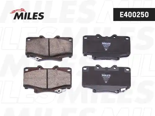 Тормозные колодки дисковые передняя ось MILES E400250
