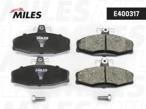 Тормозные колодки дисковые передняя ось MILES E400317