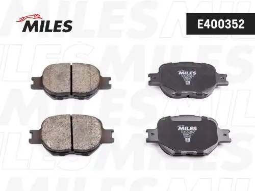 Тормозные колодки дисковые передняя ось MILES E400352