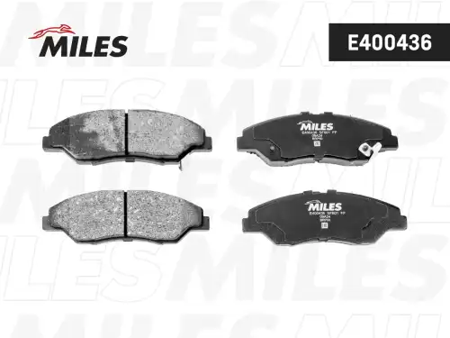 Тормозные колодки дисковые передняя ось MILES E400436