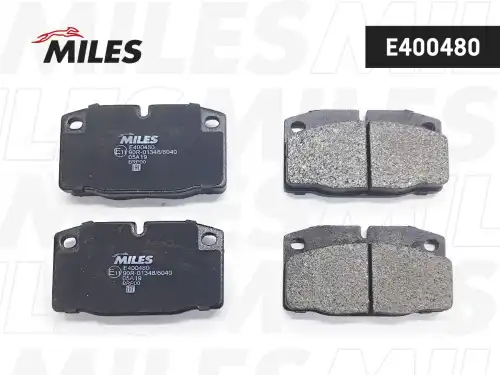 Тормозные колодки дисковые передняя ось MILES E400480