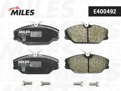 Тормозные колодки дисковые передняя ось MILES E400492