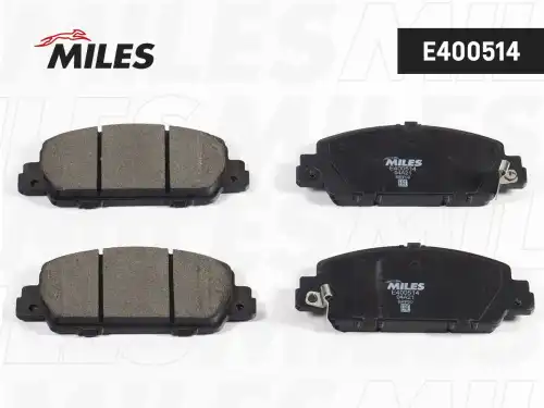 Тормозные колодки дисковые передняя ось MILES E400514
