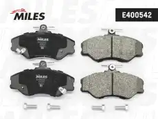 Тормозные колодки дисковые передняя ось MILES E400542