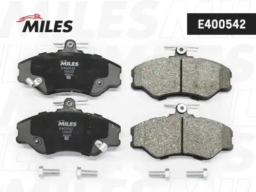 Тормозные колодки дисковые передняя ось MILES E400542