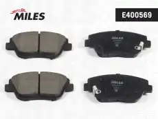 Тормозные колодки дисковые передняя ось MILES E400569