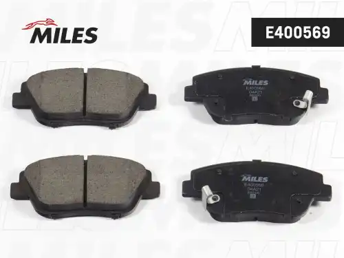 Тормозные колодки дисковые передняя ось MILES E400569
