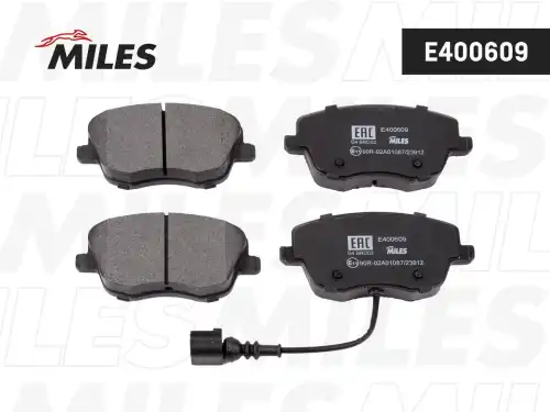 Тормозные колодки дисковые передняя ось MILES E400609