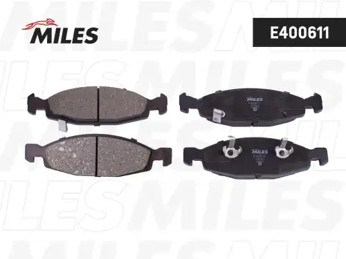 Тормозные колодки дисковые передняя ось MILES E400611