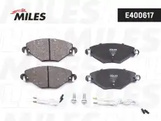 Тормозные колодки дисковые передняя ось MILES E400617