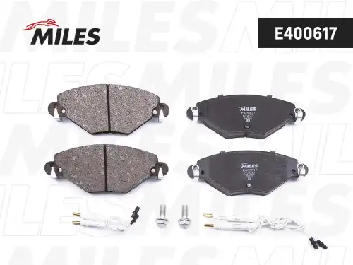 Тормозные колодки дисковые передняя ось MILES E400617