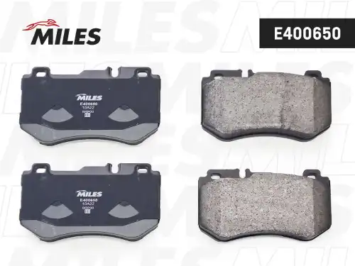 Тормозные колодки дисковые передняя ось MILES E400650