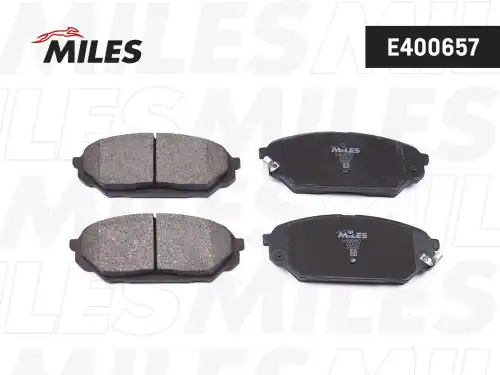 Тормозные колодки дисковые передняя ось MILES E400657