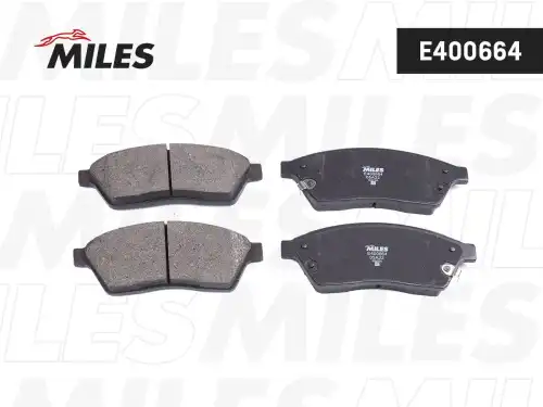 Тормозные колодки дисковые передняя ось MILES E400664