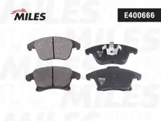 Тормозные колодки дисковые передняя ось MILES E400666