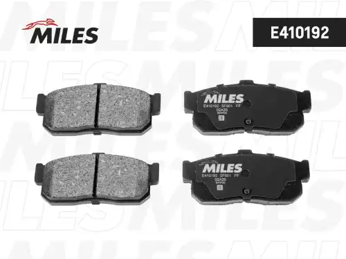 Тормозные колодки дисковые задняя ось MILES E410192