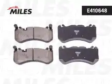 Тормозные колодки дисковые передняя ось MILES E410648