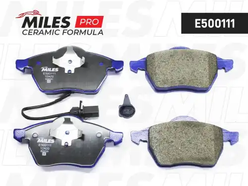 Тормозные колодки дисковые передняя ось MILES E500111