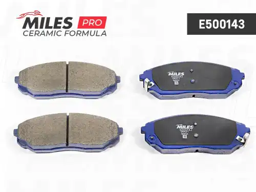 Тормозные колодки дисковые передняя ось MILES E500143