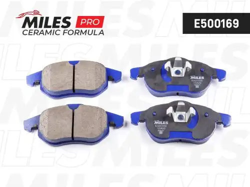 Тормозные колодки дисковые передняя ось MILES E500169