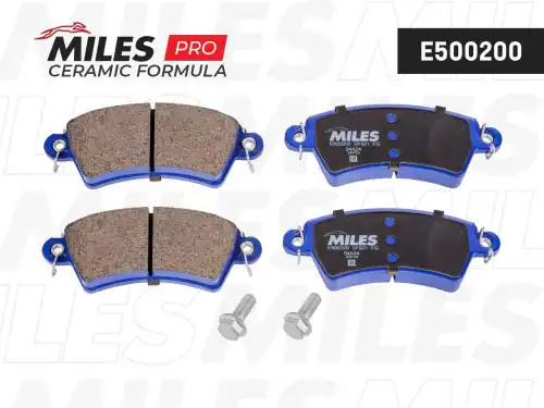 Тормозные колодки дисковые передняя ось MILES E500200