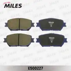 Тормозные колодки дисковые передняя ось MILES E500227