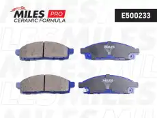 Тормозные колодки дисковые передняя ось MILES E500233