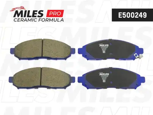 Тормозные колодки дисковые передняя ось MILES E500249