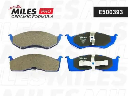 Тормозные колодки дисковые передняя ось MILES E500393