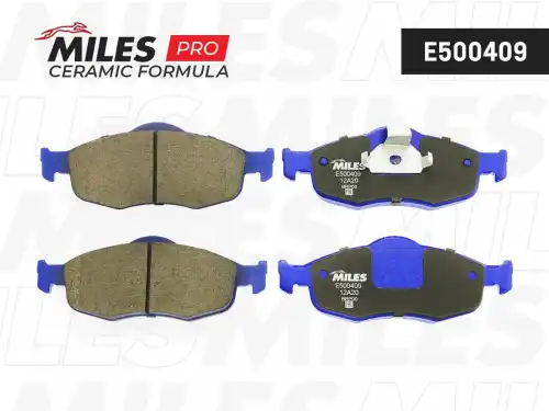 Тормозные колодки дисковые передняя ось MILES E500409