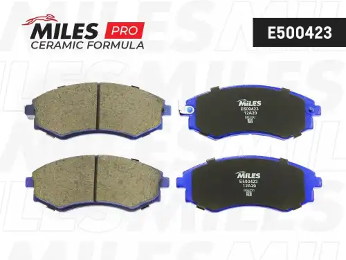 Тормозные колодки дисковые передняя ось MILES E500423