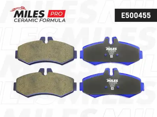Тормозные колодки дисковые передняя ось MILES E500455