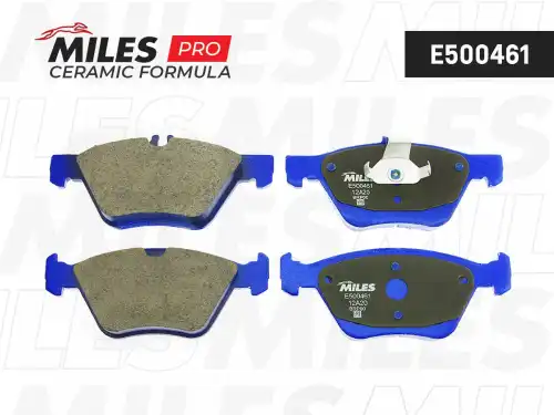 Тормозные колодки дисковые передняя ось MILES E500461