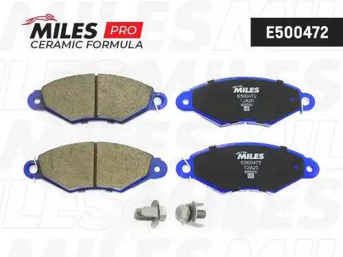 Тормозные колодки дисковые передняя ось MILES E500472