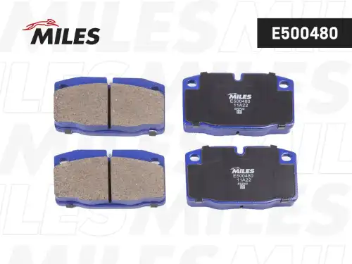 Тормозные колодки дисковые передняя ось MILES E500480