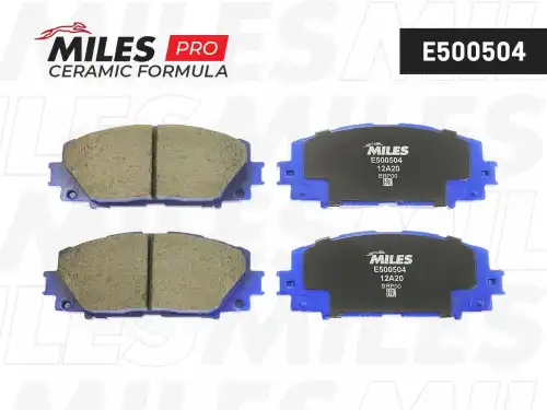 Тормозные колодки дисковые передняя ось MILES E500504