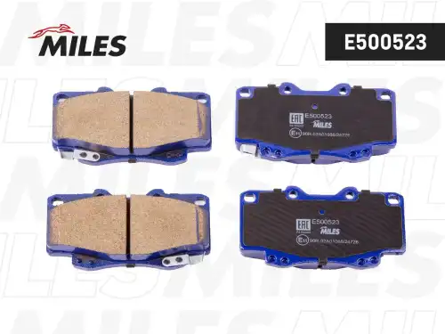 Тормозные колодки дисковые передняя ось MILES E500523