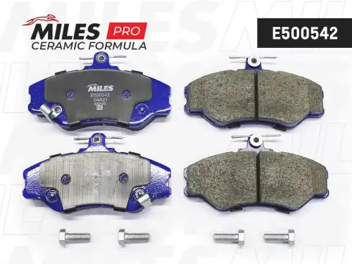 Тормозные колодки дисковые передняя ось MILES E500542